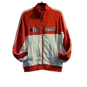 Vintage Collectible Coca-Cola Track Jacket Full Zip Crew Neck Sz XS NWT
